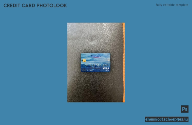 Japan Mizuho Bank Visa Classic Karte – Beispielansicht